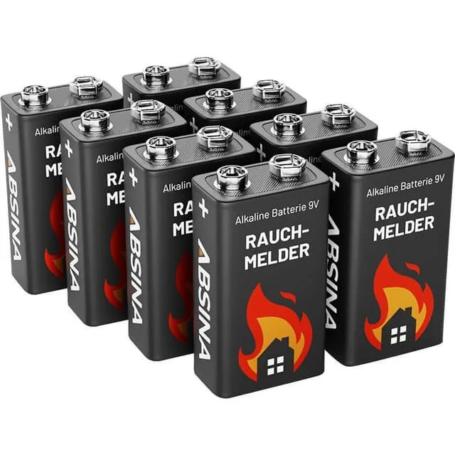 Absina 401005-8 Batteri 9 V Alkaliskt 9