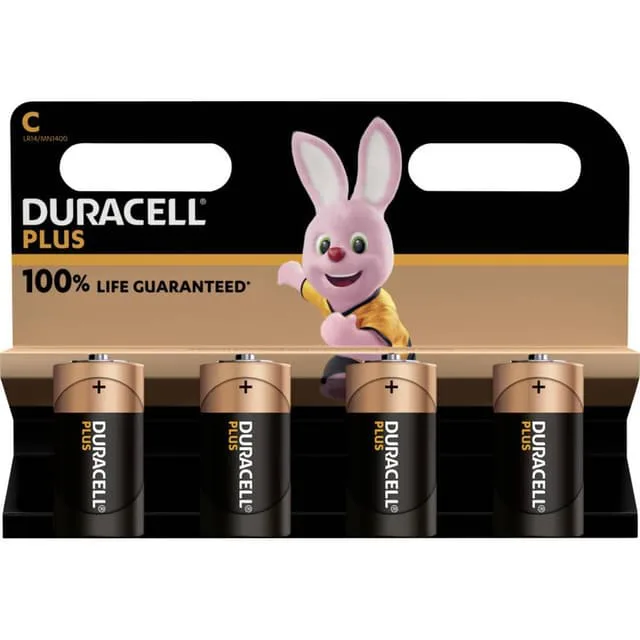 Duracell Plus-C K4 Batteri R14