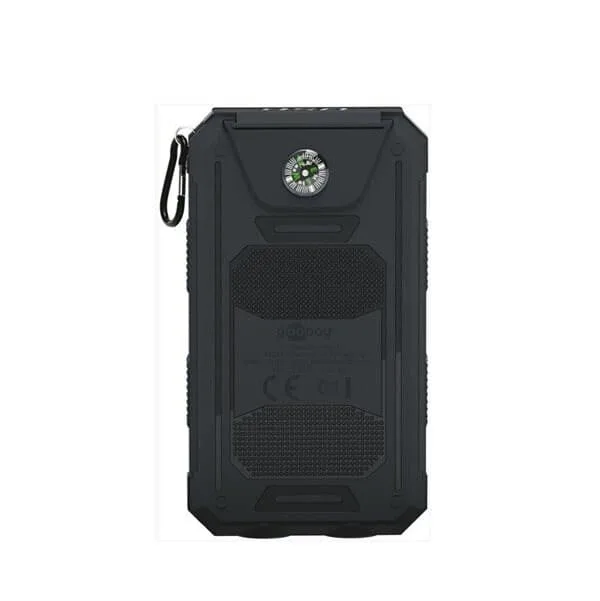 goobay Powerbank 8.0 med solceller 8000mAh