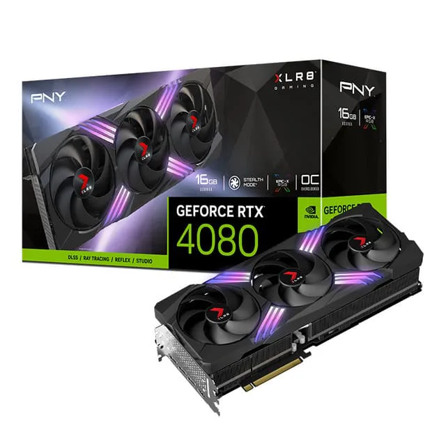 PNY GEFORCE RTX® 4080 16GB XLR8 Gaming VERTO