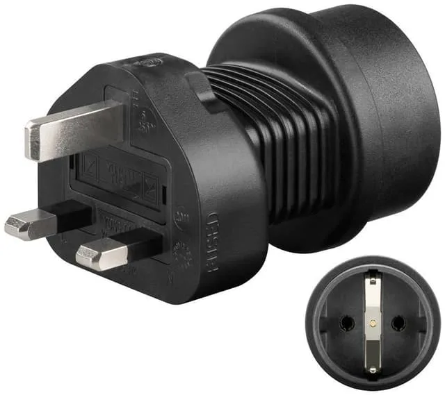 goobay - Strömadapter - BS 1363 till CEE 7/4