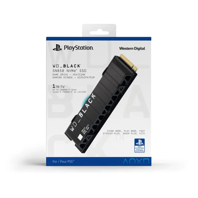 Western Digital WD_BLACK SN850 1TB NVMe SSD för