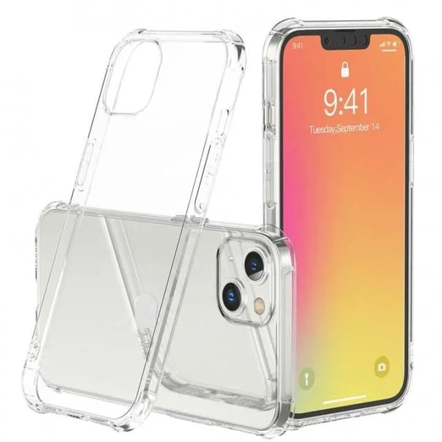 Teknikproffset Transparent TPU fodral för iPhone 13