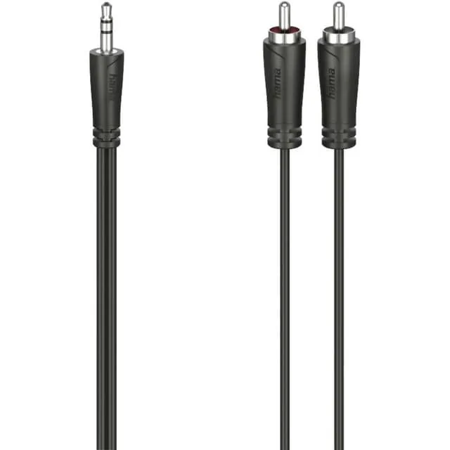 Hama - Ljudkabel - mini-phone stereo 3.5 mm hane till RCA hane