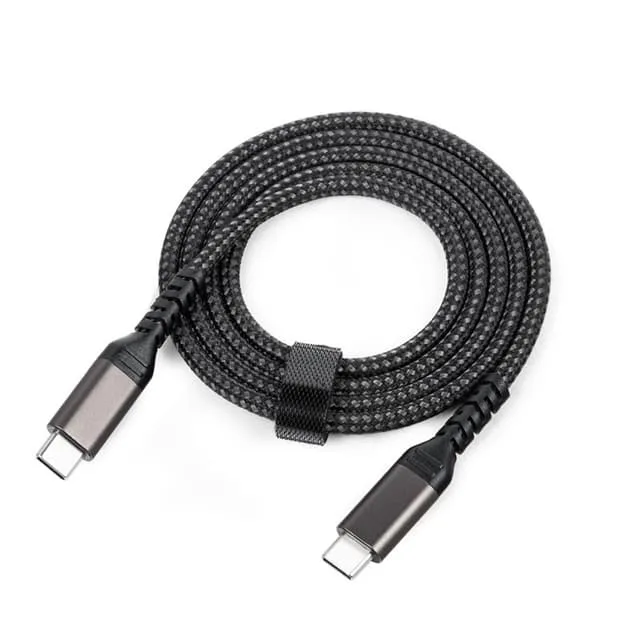 USB-C till USB-C-kabel 5A/20V PD 100W Black 2 m