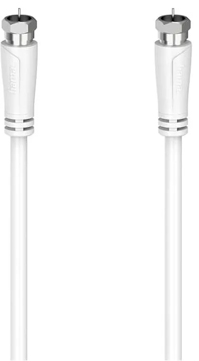 Hama SAT F-F 90dB antennkabel (vit, 3m)