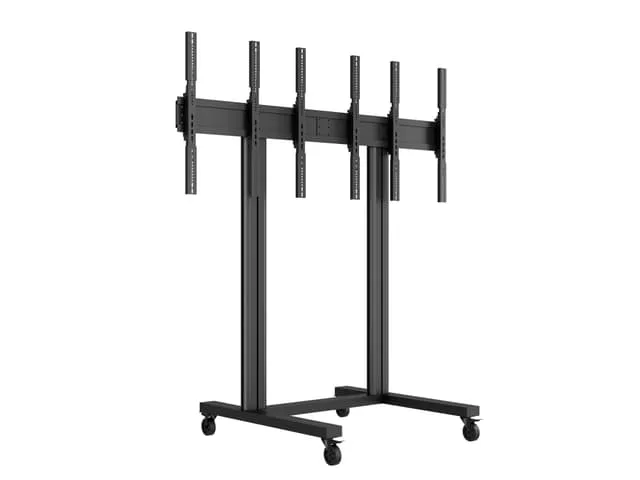 m Public Vid Wall Std Port 3-Scr 40-55'' Black