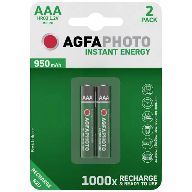 AgfaPhoto Akku Instant Energy AAA HR03