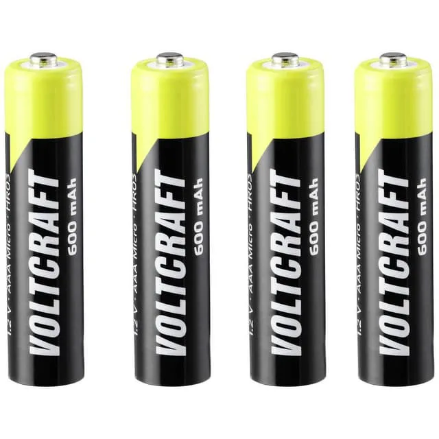 VOLTCRAFT Endurance Laddbart batteri AAA (R03) NiMH 600