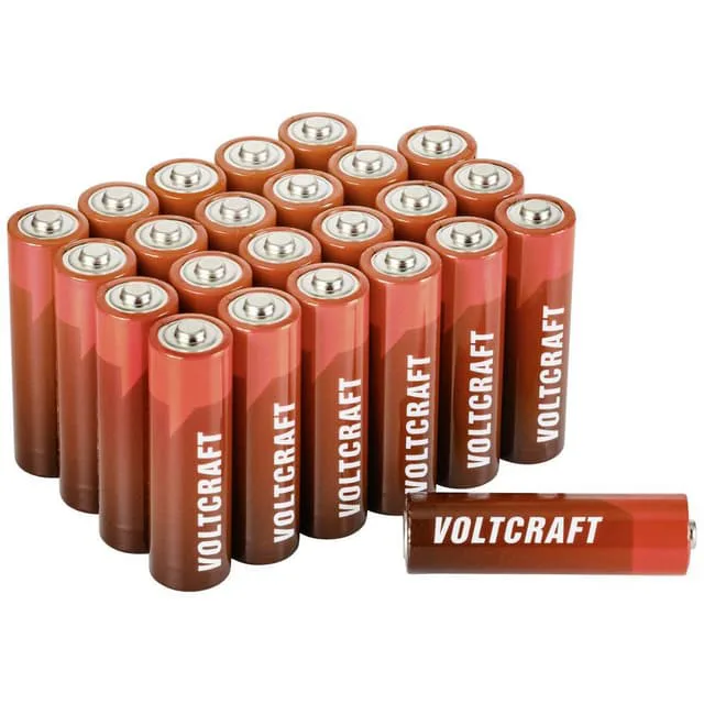 VOLTCRAFT Industrial LR6 Batteri AA (R6) Alkaliskt 3000 mAh 1.5 V 24 st