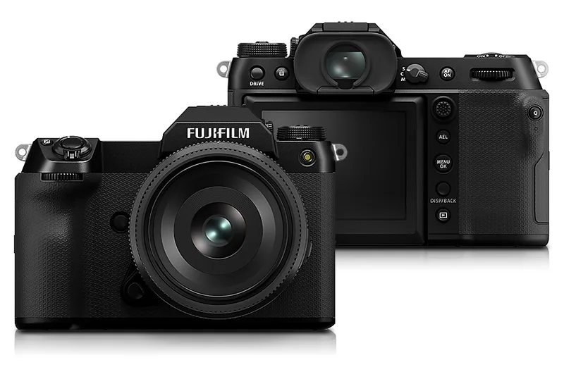 Fujifilm GFX GFX100S II MILC-hus 102 MP 11648 x 8736 pixlar Svart