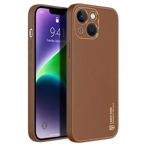 Dux Ducis iPhone 14 Skal YOLO Series Brun
