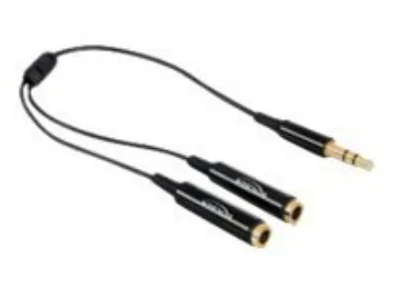 Delock ljudkabel 0,25 m 3,5mm 2 x 3.5mm