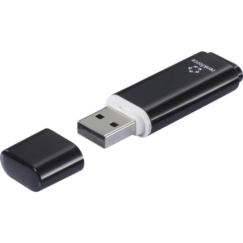Renkforce RF-USBS-220 USB-minne 128 GB Svart RF-6684360 USB 2.0