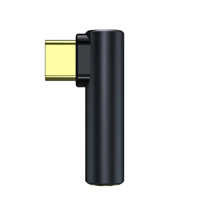 USB-C till 3,5 mm Aux ljudadapter Grå