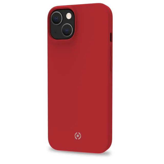 Celly Cromo Soft rubber case iPhone 14 Röd