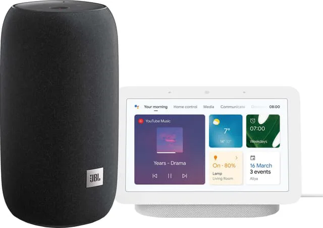 JBL Link Portable Wi-Fi-högtalare med Google Nest