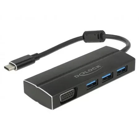 Delock - Retail Pack - dockningsstation - USB-C 3.1 / Thunderbolt 3