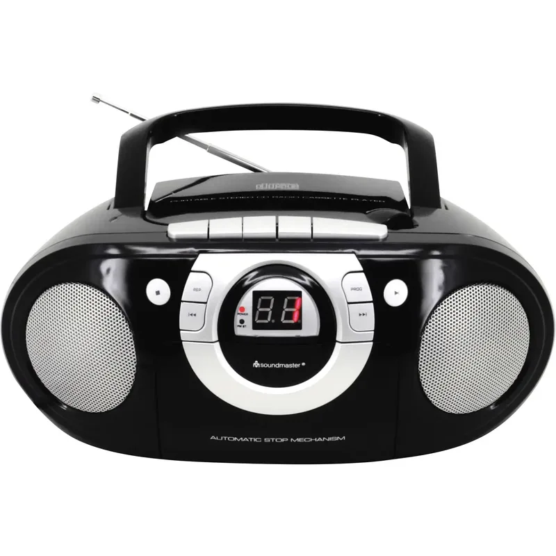 soundmaster SCD5100SW CD-radio FM AUX, CD, Kassett