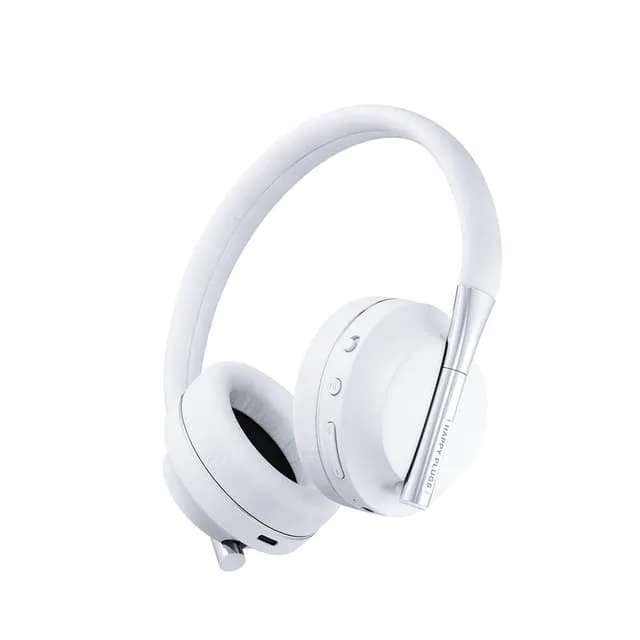 Happy Plugs Play Hörlur Over-Ear 85dB Trådlös Vit