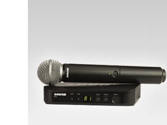 Shure BLX24/SM58, Scenmikrofon, Trådlös, 662