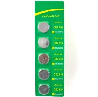 Knappcell Batteri CR2016 5-Pack