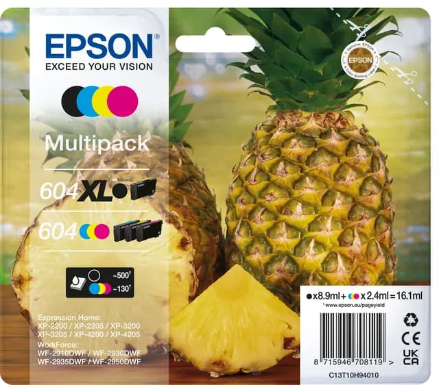 Epson Multipack 604 bläckpatron (XL svart)