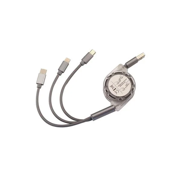 24 3i1 Laddkabel  Apple / Samsung / Huawei / Sony Mobiltelefon