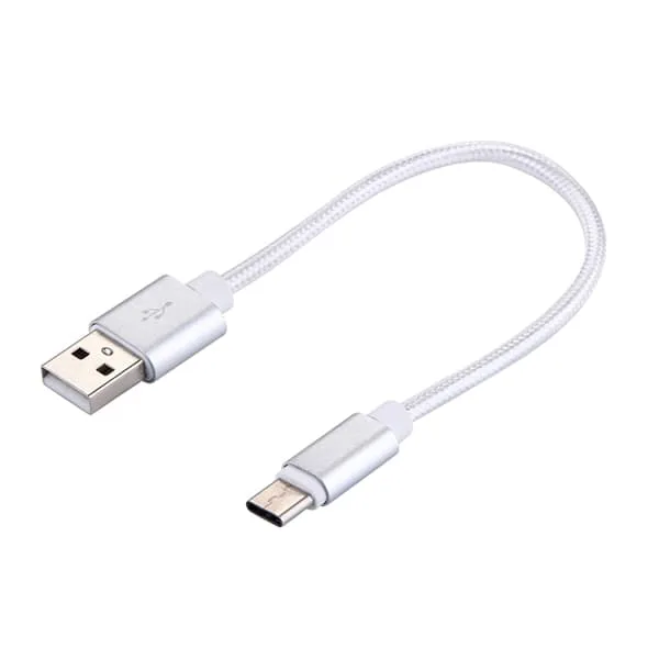 24 Kort USB-kabel 3.1 Typ-C i kraftigt