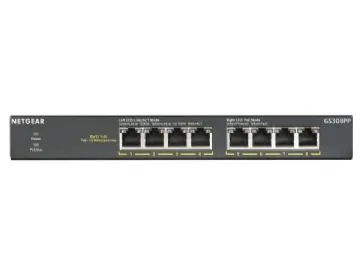 GS308PP 8-Port Gigabit Ethernet Unmanaged Essential PoE+ 83W