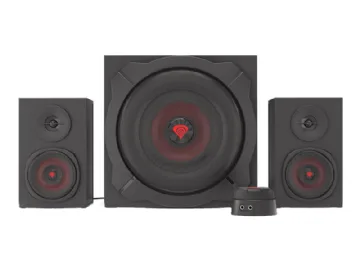 GENESIS Helium 610BT mikrofonset 60 W PC / bärbar dator Svart, Röd 2.1 kanaler 2-vägs 30 W Bluetooth