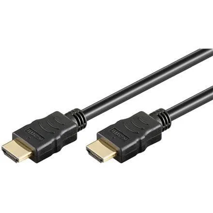 Goobay High Speed HDMI-kabel med Ethernet 69122 Svart