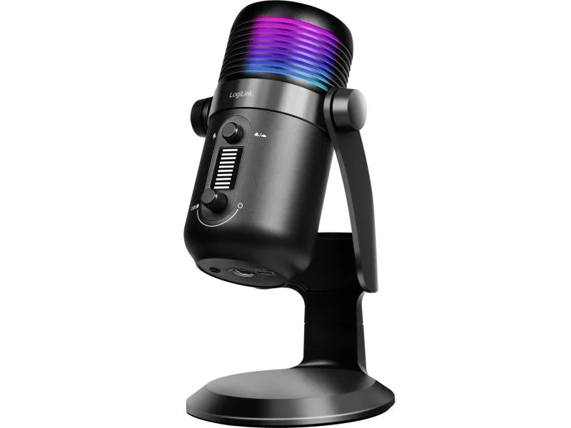 Mikrofon USB Riktad NRC RGB Svart