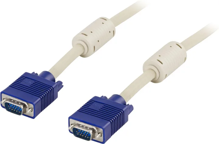 VGA-kablage dubbelskärmat HD15 ha-ha, 3 m