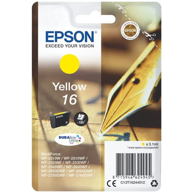 Epson 16 Gul, 165 sidor