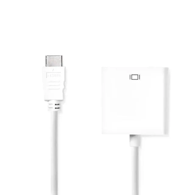 HDMI™ kabel | HDMI™ Kontakt | DVI-D 24+1-Pin Hane | 1080p | Nickelplaterad | 2.00 m | Rak | PVC | Svart | Låda