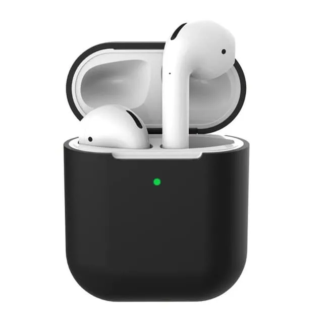 SKALO AirPods 1/2 Ultratunn Silikon Fodral