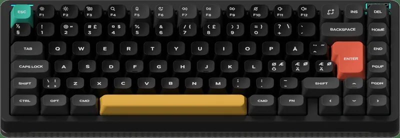 NuPhy Halo75 V2 Trådlöst Tangentbord – Ionic White [Lemon Switch]
