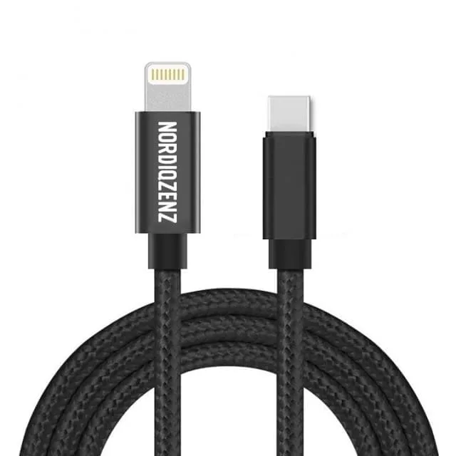 NORDIQZENZ USB-C till Lightning Textilkabel