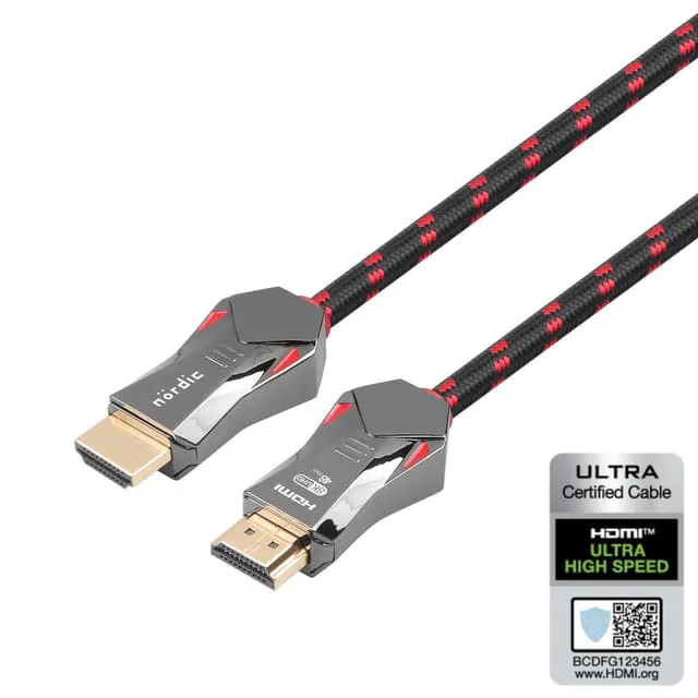 NÖRDIC CERTIFIED CABLES 2m Ultra High Speed HDMI 2.1