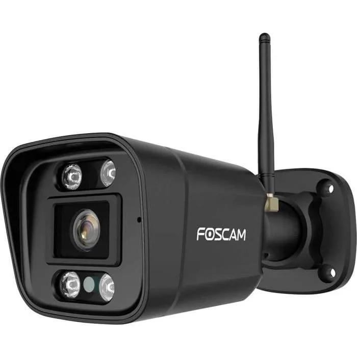 V8P (svart) Foscam Wi-Fi IP Övervakningskamera 3840 x 2160 pixlar
