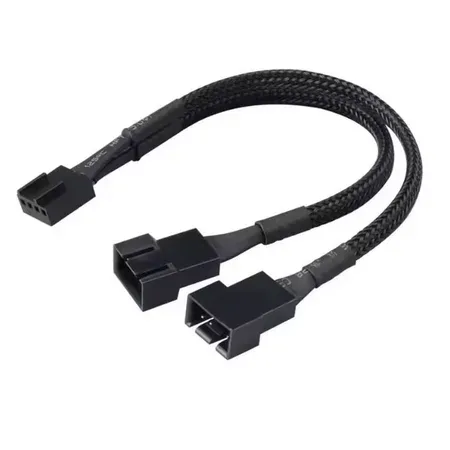 Fan Splitter 1x4 pin PWM til 2x4 pin PWM - 30cm