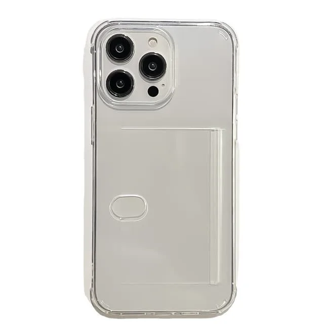 INF Mobilfodral med Sidofack Transparent iPhone 11