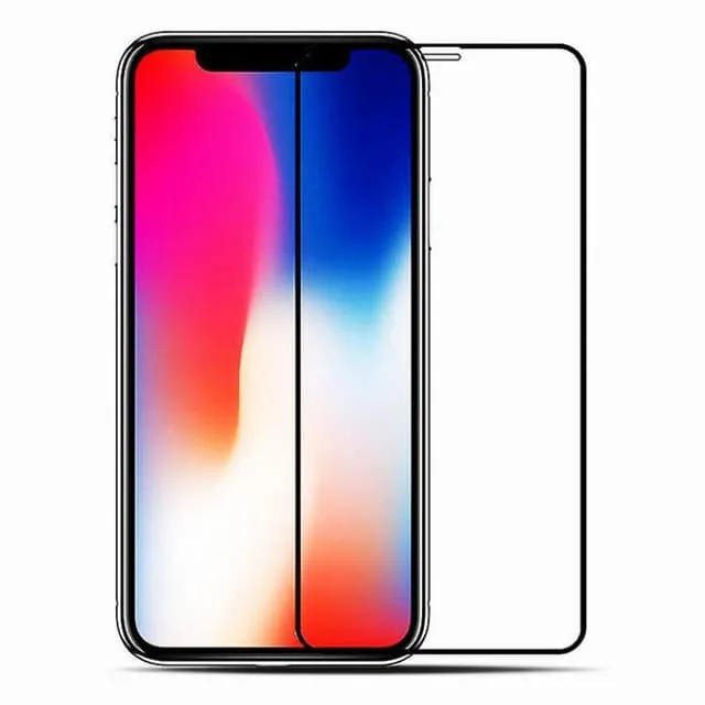 Skärmskydd i 9H härdat glas för iPhone 14 Plus, Svart