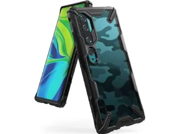 Ringke Fusion-X Design Xiaomi Mi Note 10 Camo (Moro) Svart