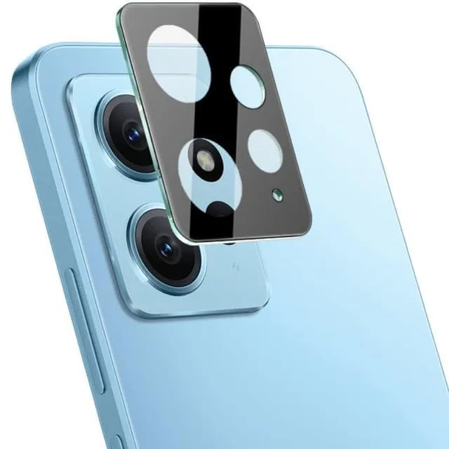 SKALO Xiaomi Redmi Note 12 4G 3D Linsskydd/Kameraskydd Härdat Glas