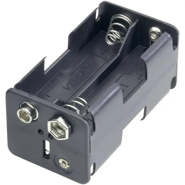 Goobay 12466 Batterihållare 4x AA (R6)