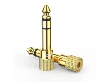 UGREEN 6,5 mm kontakt (hane) till 3,5 mm kontakt (hona) Adapter