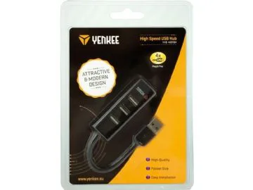 HUB USB Yenkee YHB 4001BK 4x USB-A 2.0