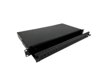 Alantec FOP-1U-24SCS-C, Svart, Stativmontering, 1U, Låda